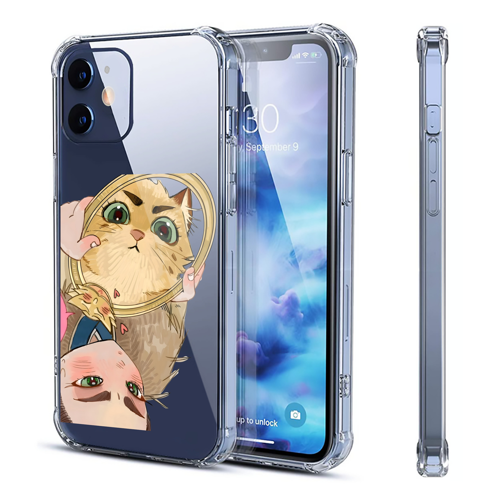 （画像用） Ne Zha 2 ナタ 魔童の大暴れ 【iPhone 12シリーズ対応】透明スマホケース（クリアソフトケース）